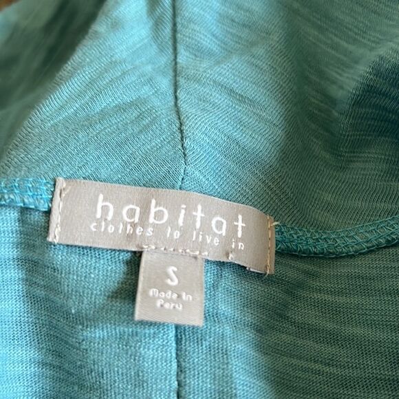 NWT Habitat 27537 Enamel Button Neck Mist Cowl Top Sz S/M - Picture 7 of 9